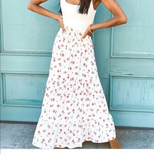 Show Me Your MuMu Sadie Convertible Skirt Dress Darling Ditsy Medium NWT